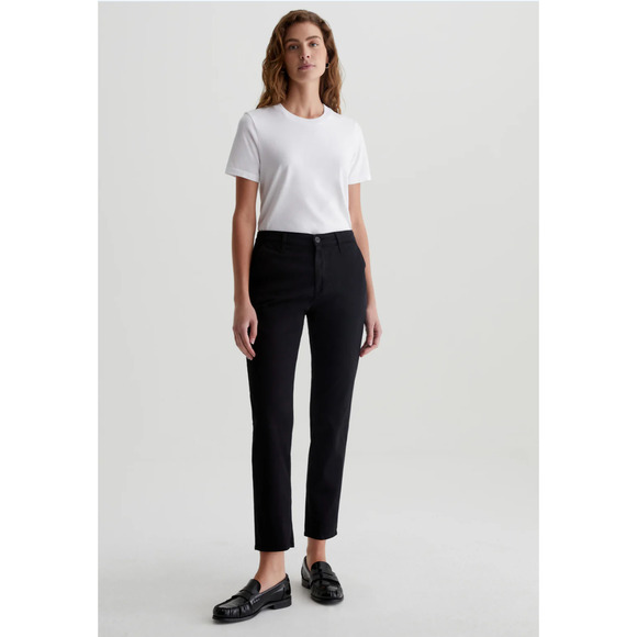 AG JEANS Adriano Goldschemid NWT Caden Tailored Trouser in Sulfur Black // 25 - Picture 2 of 16